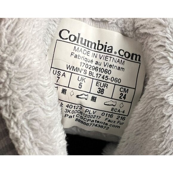 Columbia Loveland Shorty Omni-Heat Snow  Boots in a grey w/red Size 7 M - Picture 5 of 11